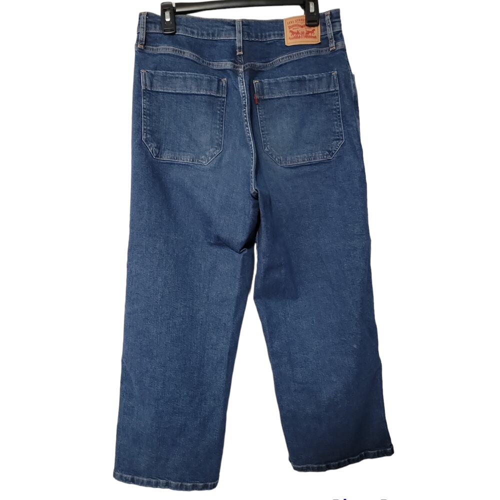 Levi's 30 Mile High Cropped Wide Leg Jeans - Picture 2 of 4